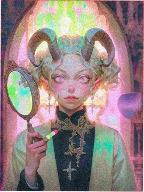 AI生成动漫《糖霜剑客》封面